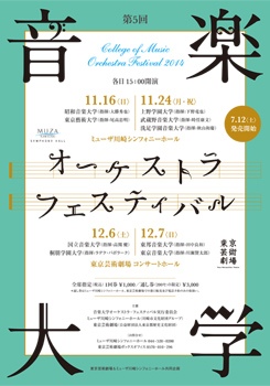 第5回音楽大学オーケストラ・フェスティバル2014