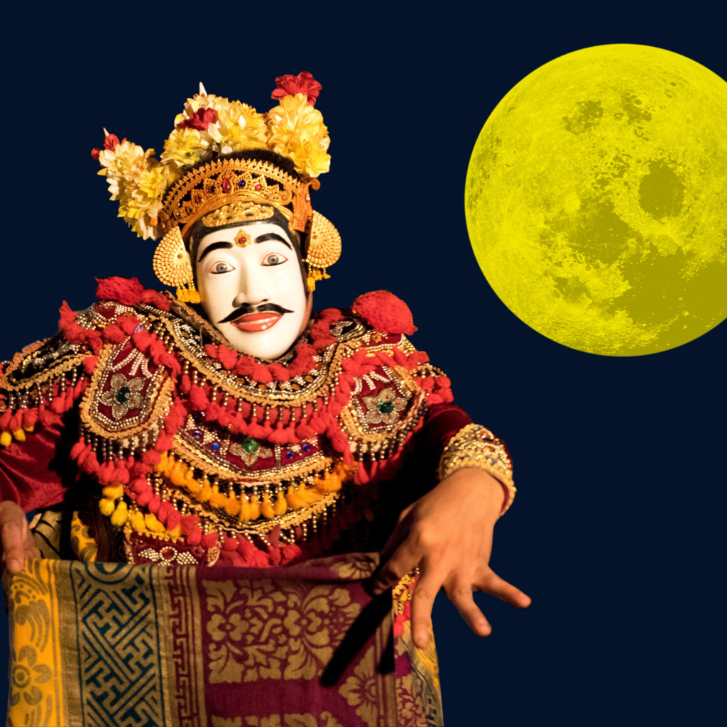バリ島の仮面舞踊と影絵芝居「月と太陽 -Eclipse-」
