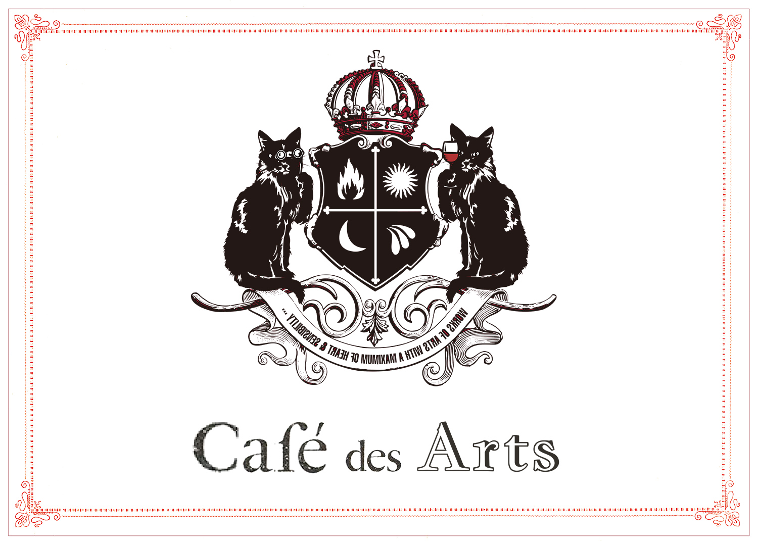 ロゴ：Café des Arts