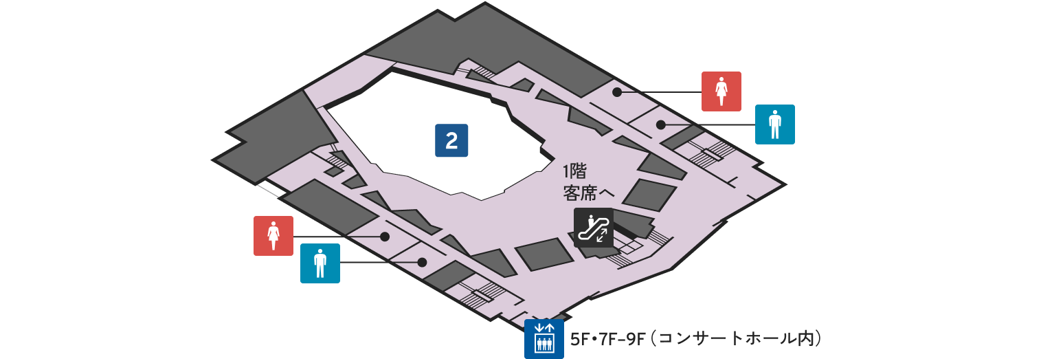 8階のフロアマップ
