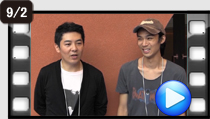 中野成樹＋フランケンズ<br>中野成樹（左） 竹田英司（右）
